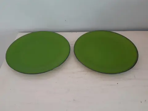 Villeroy & Boch Agadir green breakfast lunch plate - set of 2