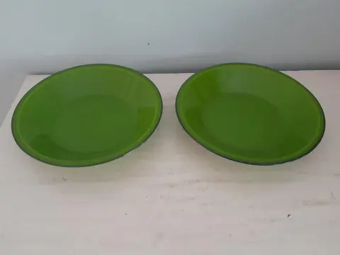 Villeroy & Boch Agadir green pasta bowl - plate - set of 2