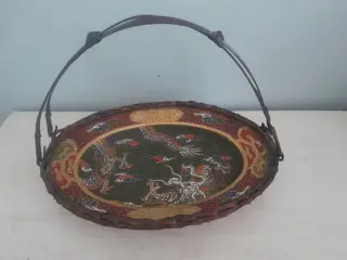 Satsuma schaal met draak - porselein - Japan