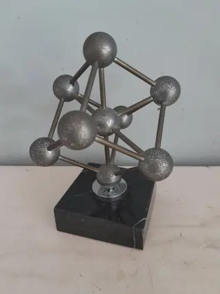vintage Atomium Brussels 1958 World's Fair Sculpture