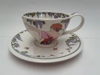 kop & schotel set - Villeroy en Boch uit Luxemburg, 1900 model - 1980s