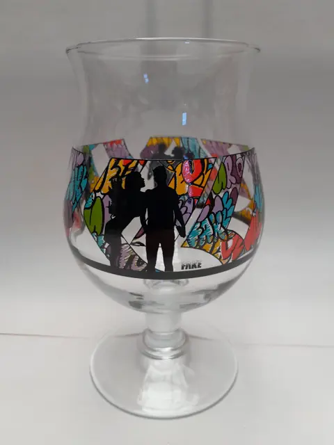 Duvel bierglas - glas - Fake - Limited Edition - Art Glass - Belgisch bier