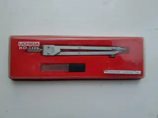 Vintage Uchida KD-Type compass / drawing instrument set