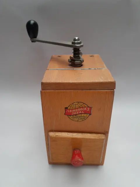 Antieke koffiemolen - Duits - Leinbrocks Ideal - hout