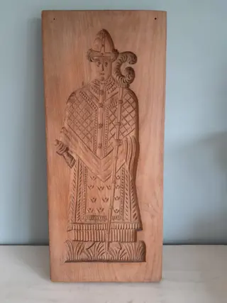 Grote oude vintage speculaasplank - koekplank - dubbelzijdig