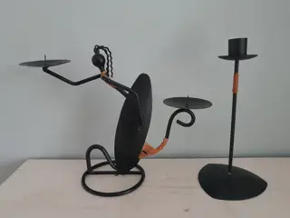 2 Midcentury Scandinavisch sesign kandelaars - Laurids Lonborg - Denemarken 1960's - Surfen