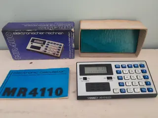 vintage MR 4110 electronic calculator Yoko 70s