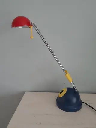 vintage bureaulamp Memphis stijl halogeen 90s - Light Force Limited
