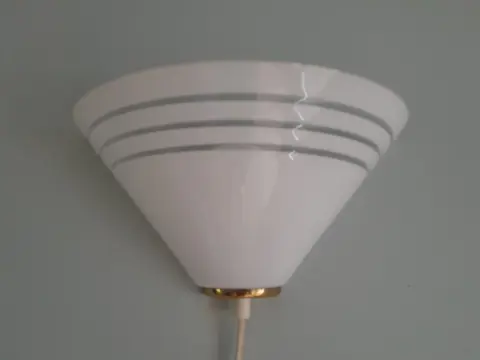 vintage Hala wandlamp 80s acryl messing