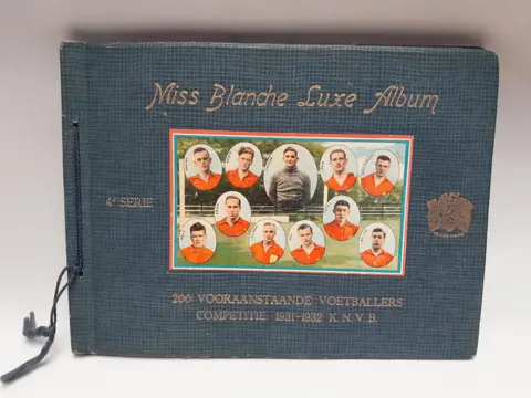 Miss Blanche Luxe Album 4e serie Voetbal 1932 KNVB
