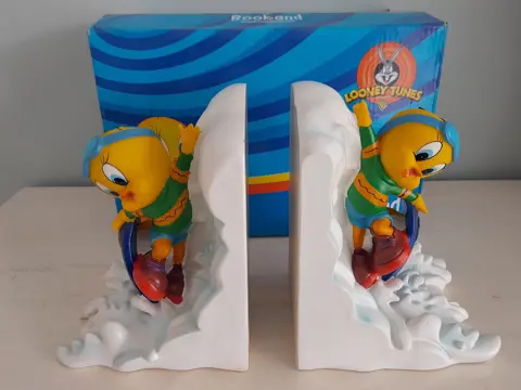 Set Looney Tunes Tweety  boekensteunen - Surfing