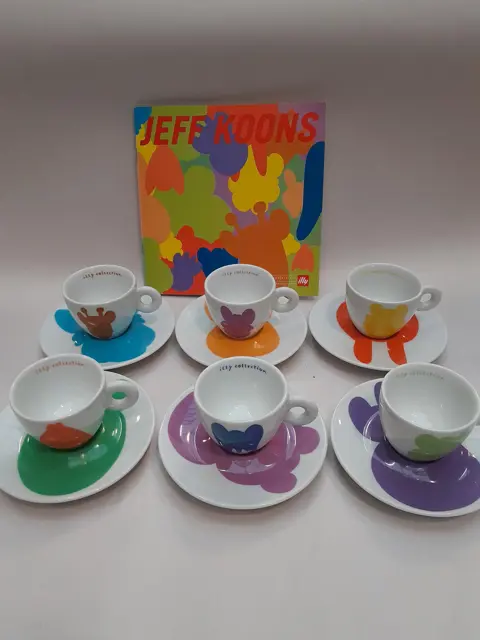 Illy collection 2001 espresso cups - Jeff Koons