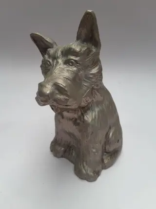 Vintage terrier dog money bank - scottie