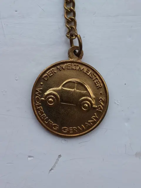 Key chain Der Weltmeister VW Germany 1972 Beetle - Volkswagen keychain