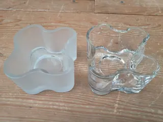 Iittala Alvar Aalto - kandelaar - Scandinavisch vintage design - set van 2