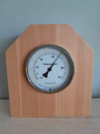 vintage Teddington thermometer - Engeland - Fahrenheit en Celcius