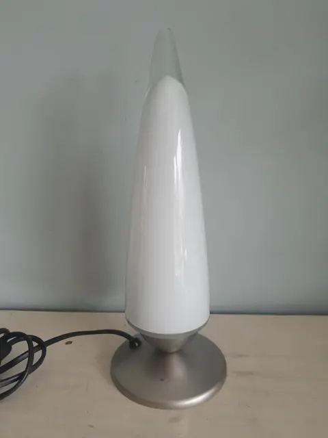 Postmodern table lamp | Cone shaped glass | Massive | vintage 80's