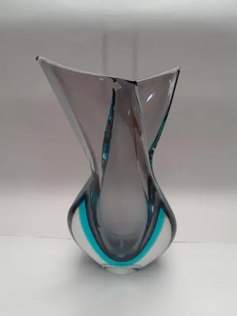 vintage Murano vase Sommerso Flavio Poli