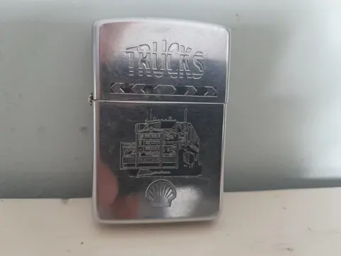 vintage Zippo Truck aansteker - Shell