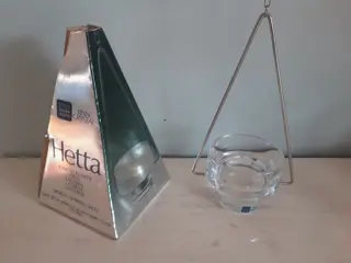 Arabia Finland hanging lantern tealight holder glass - Markku Salo - Hetta
