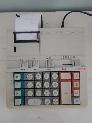 Vintage calculator Divisumma 33 - Mario Bellini - 1970s - Olivetti