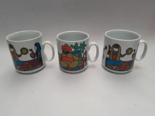 Villeroy & Boch bekers 1001 Nacht Van Nelle Arabische nachten 70s - set van 3