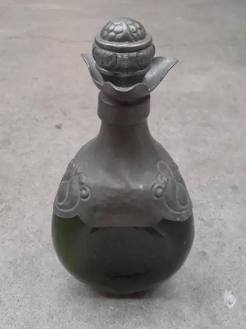 Georg Nilsson Gero tin Denemarken art deco whisky karaf