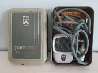 Vintage Grundig Dynamisches Mikrofon GDM 12 - Duitsland - jaren 50