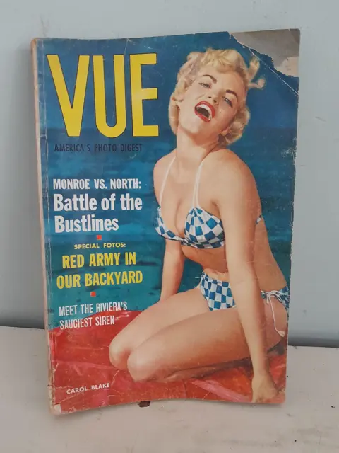 vintage VUE magazine 1955 - Monroe vs. North