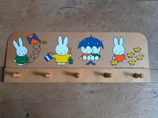 vintage Nijntje kinder kapstok - Miffy - Dick Bruna