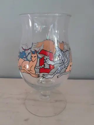 Duvel bierglas - glas - Iwan Smit - Limited Edition - Art Glass - kat - Belgisch bier