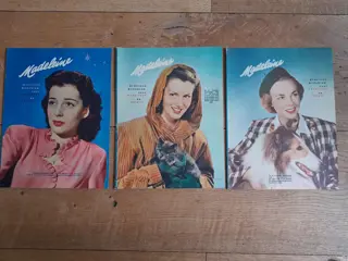set of 3 Madeleine vintage Dutch fashion magazines 1948 - 40s 50s
