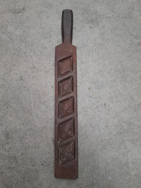 Antieke houten speculaasplank - koekplank