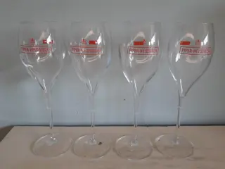 Vintage Piper Heidsieck champagneglazen - Frankrijk - set van 4