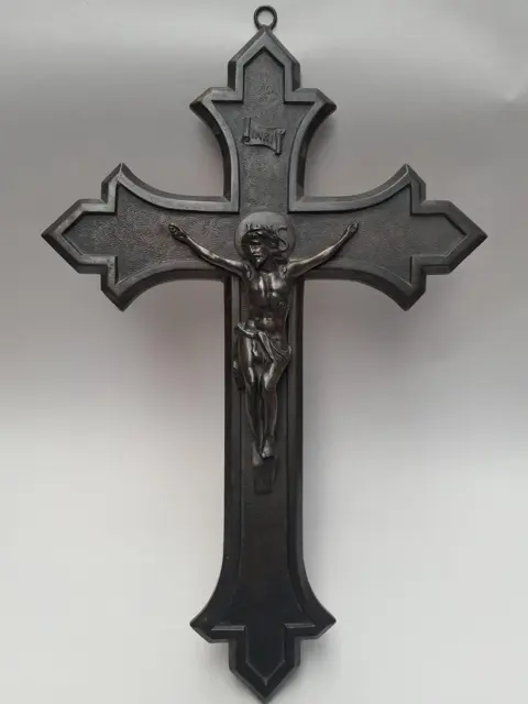 Vintage kruis crucifix - JMPC - Belgie