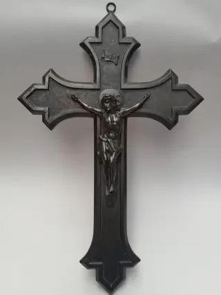 Vintage kruis crucifix - JMPC - Belgie