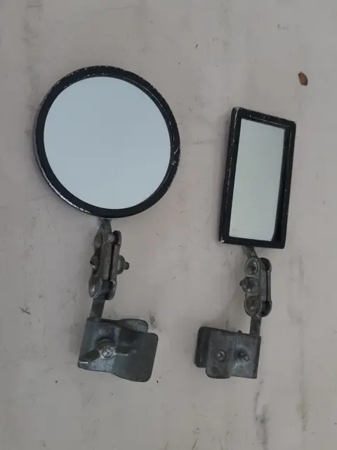 2 small vintage investigation mirrors