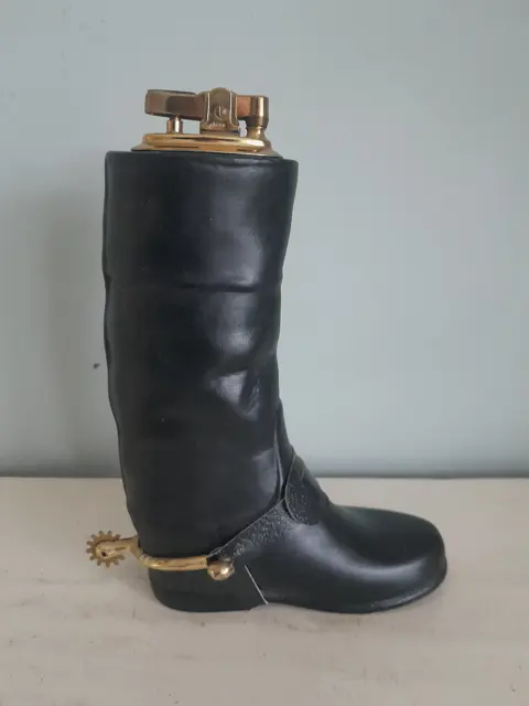 Vintage 1960s cowboy riding boot table lighter - Japan