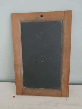 Antiek Leisteen Krijtbord - Frankrijk