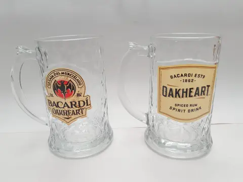 Bacardi Oakheart glazen - set van 2