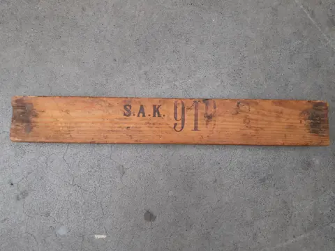 Vintage houten sigarenmal SAK 919 - Nederlands