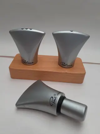 Paul Bocuse salt and pepper set xnd bottle stopper