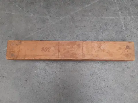 Vintage houten sigarenmal Karl Hart 907 - antiek Duits