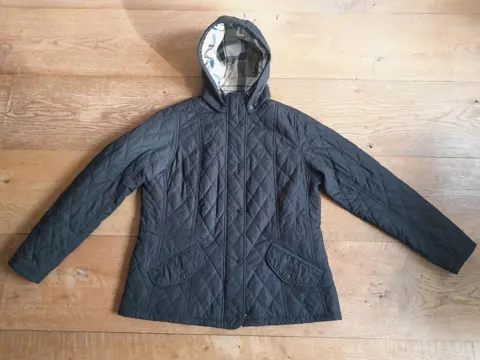Barbour Millfire damesjas mt 42 - gewatteerd - zwart