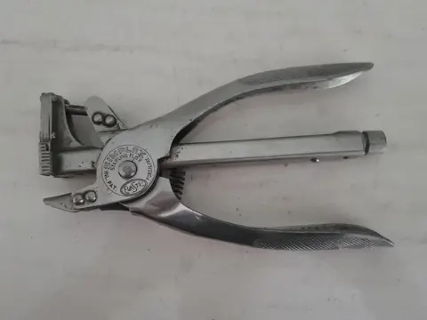 Vintage Simplex Stapling Plier - stapler