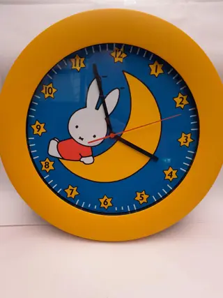 vintage Nijntje klok - Miffy - Dick Bruna