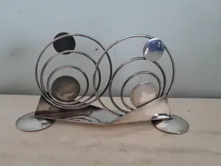 Art Deco Letter Rack Napkin Holder Rings Design Germany