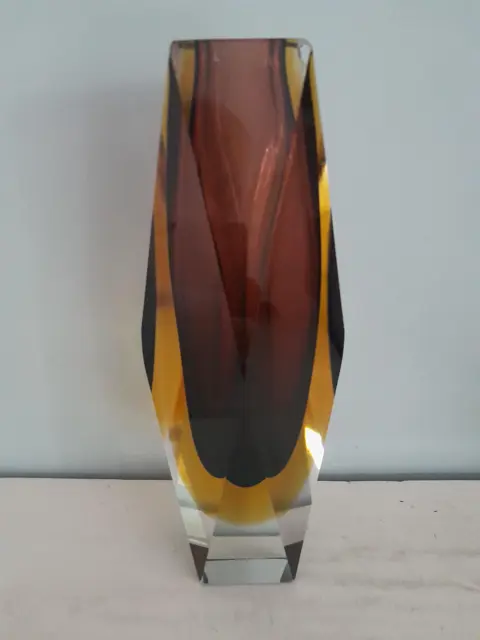 Vintage Murano Glass Vase - Sommersi Series - 1950s - Italy