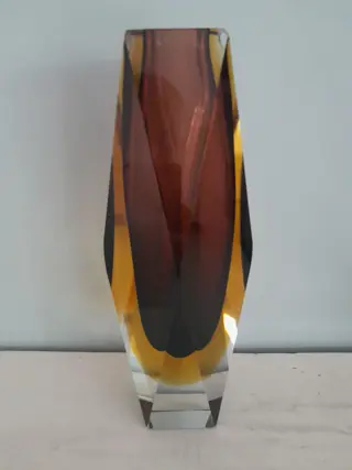 Vintage Murano Glass Vase - Sommersi Series - 1950s - Italy