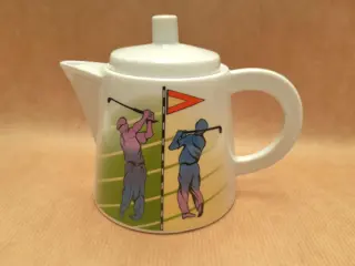 Vintage Veltmann Weiden Vip Collection kleine theepot - golfer
